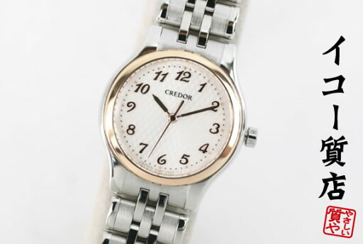セイコー クレドール ★希少モデル 美品 シグノ GSBA060 レディース SS/18KTベゼル クオーツ 【中古】6902 セイコー クレドール ★希少モデル 美品 シグノ GSBA060 レディース SS/18KTベゼル クオーツ 【中古】6902