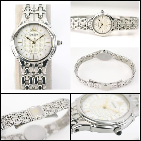 セイコー　クレドール　★希少　服部セイコー　レディースウォッチ　7371-5030　クオーツ　美品　【中古】7143