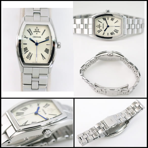 セイコー　クレドール　★希少モデル　シグノ　アクア　GSAS975　レディース　クオーツ　【中古】7182