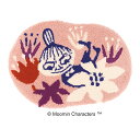 ムーミン マット コバナマット 約55×75cm ピンク スミノエ MOOMIN