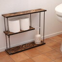 【SALE10%off】wood iron shelf 400*457*111〈ブラウン〉