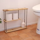 【SALE20%off】wood iron shelf 400*457*100〈ナチュラル〉