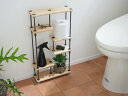 【SALE10%off】テレビCM掲載wood iron shelf 550*300*100〈ナチュラル〉(トイレ ラック スパイス アイアン 棚 キッチン シ...