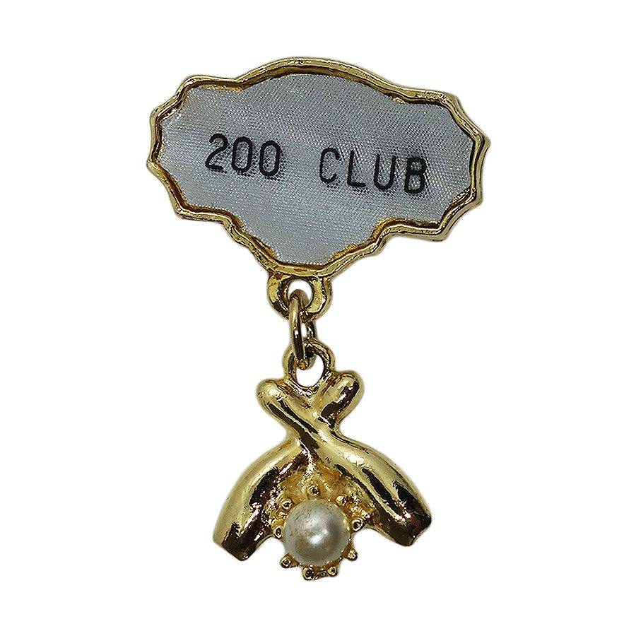 【中古】ボウリング ピンバッチ ピンバッジ ブローチ 200 CLUB アクセサリー【異国屋】