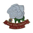 【中古】 ピンバッジ ブローチ Rose City Lioness 薔薇 Lions club ライオネスクラブ ビンテージ 【異国屋】