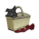 【中古】Danecraft オズの魔法使い レトロ ピンバッチ ピンバッジ アクセサリー ヴィンテージ コスチュームジュエリー 犬トトとバスケットとルビーの靴