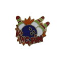 【中古】KING PIN ボウリング ブローチ レトロ ピンバッチ ピンバッジ ビンテージ