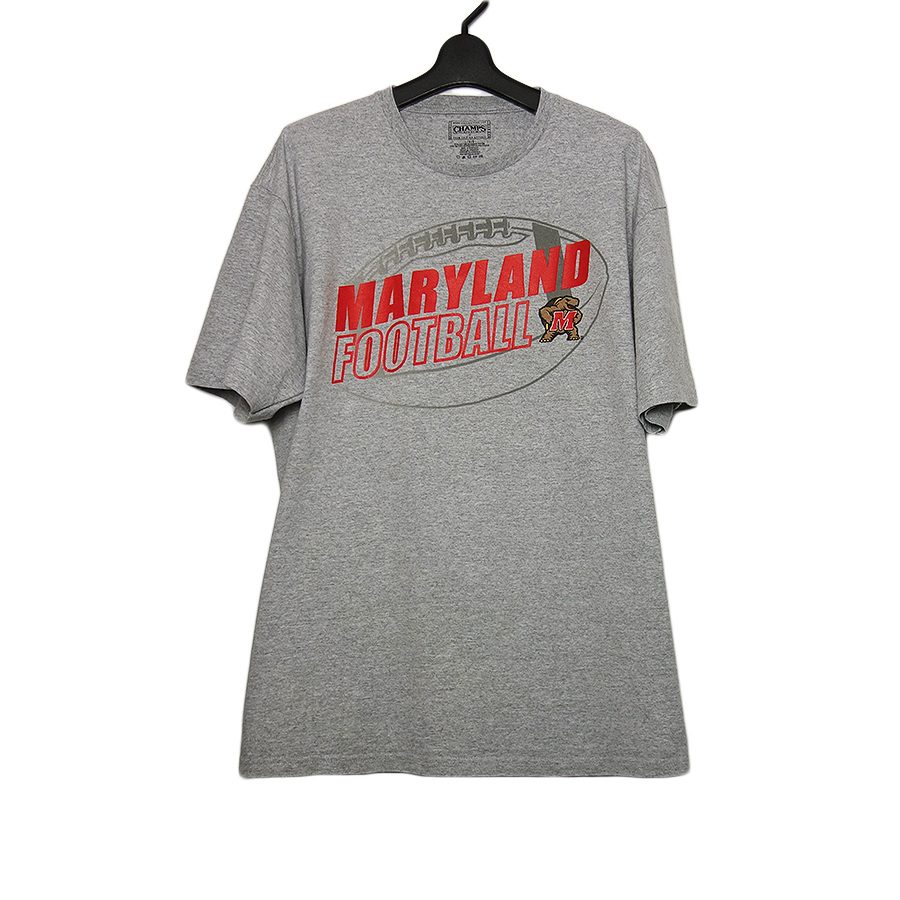 【中古】MARYLAND FOOTBALL プリントTシ