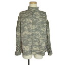 【中古】米軍 ACU カモジャケット 野戦服 ミリタリー メンズ Mサイズ アメリカ 陸軍 古着 迷彩 カモフラージュ