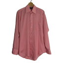 【中古】Sears ヴィンテージシャツ シアーズ 80's 長袖 レトロ シャツ メンズ Mサイズ位 古着