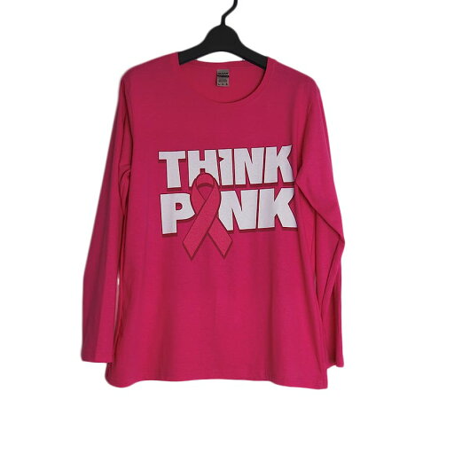 【新品アウトレット】GILDAN レディース ロングスリーブ tシャツ ピンクリボン プリントTシャツ 長袖 Lサイズ ティーシャツ ロンt ロンティ THINK PINK 【新品アウトレット】GILDAN レディース ロングスリーブ tシャツ ピンクリボン プリントTシャツ 長袖 Lサイズ ティーシャツ ロンt ロンティ THINK PINK