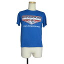 【中古】GILDAN プリントTシャツ KINGDOM SPORTS ユースサイズ L 青 半袖 古着 ユーズド ティーシャツ(4)