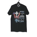 新品 GILDAN プリントTシャツ 半袖 メンズ Mサイズ 黒色 ティーシャツ tシャツ 十字 ラブラブ夫婦 MY WIFE