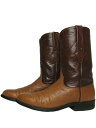 【中古】 ルケーシー Lucchese オーストリッチ ペコスブーツ 26.0cm ユーズドウエスタンブーツ 【異国屋】