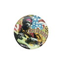 【中古】ジミ・ヘンドリックス 缶バッジ ミュージシャン Jimi Hendrix ギタリスト ジミヘン 缶バッチ ピンバッジ ピンバッチ