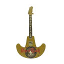 【中古】Hard Rock CAFE ハット型ギター ブローチ ハードロックカフェ NASHVILLE リミテッドエディション ピンバッジ ピンバッチ アクセサリー