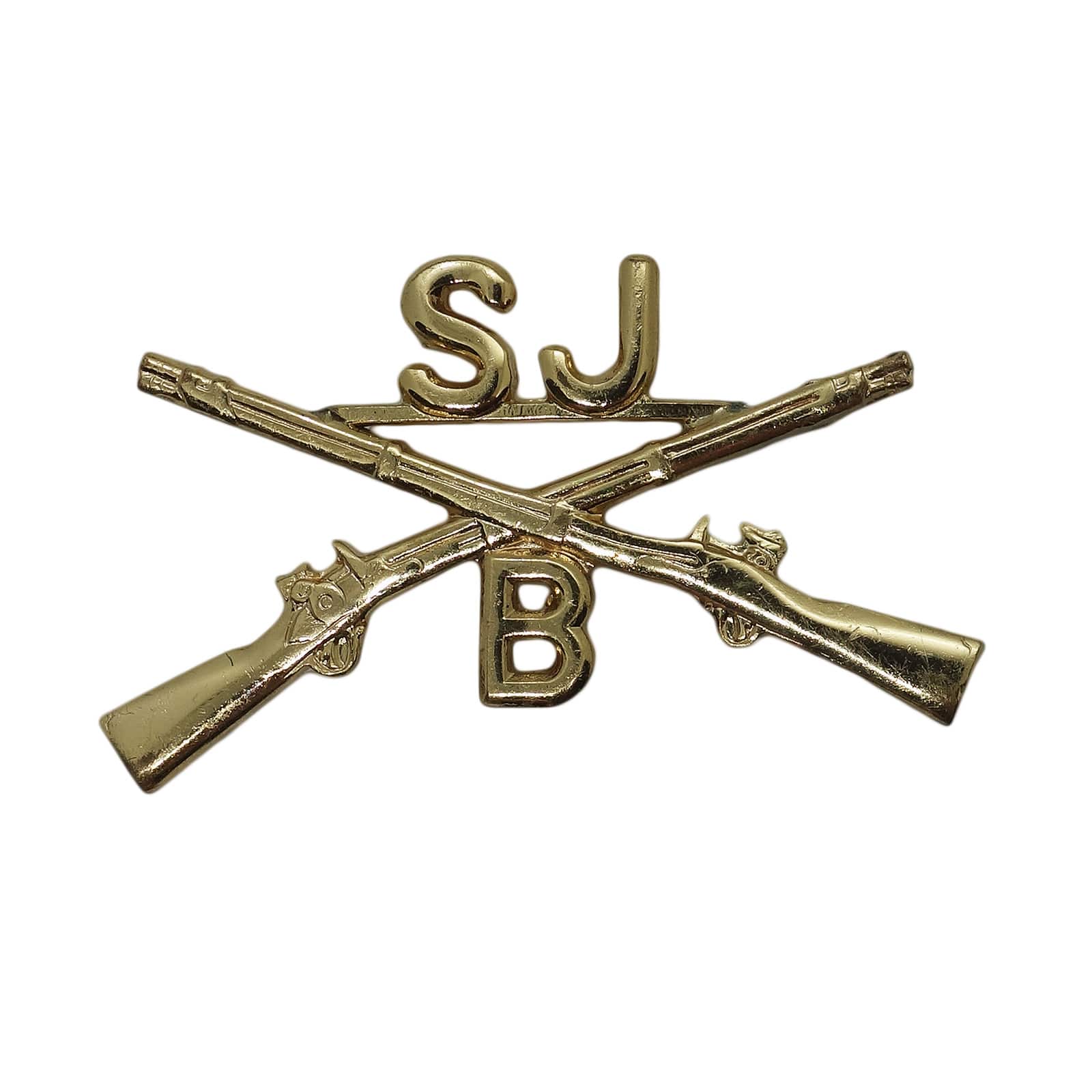 【中古】ROTC SJ インシグニア ライフル ピンズ NS MEYER INC ミリタリー ピンバッチ ピンバッジ 留め具付き アメリカ 米軍 将校養成
