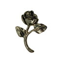 【中古】薔薇 ピンズ 花 ローズ 金色 ピンバッチ フラワー ピンバッジ 留め具付き アメリカ輸入雑貨