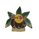 【中古】Hard Rock CAFE ヤシの木 ピンズ ハードロックカフェ SAN JUAN ピンバッジ ピンバッチ 留め具付き