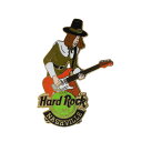 【中古】Hard Rock CAFE ギター弾く男性 ピンズ ハードロックカフェ リミテッドエディション 吟遊詩人 ピンバッジ ピンバッチ 留め具付き