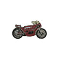 【中古】フランス レトロ ピンズ オートバイ バイカー ピンバッチ DERBI デルビ 125 バイク デザイン ピンバッジ