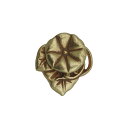 【中古】アサガオ ピンズ 花 ラペルピン バッチ 金色 フラワー ピンバッジ フランス輸入雑貨