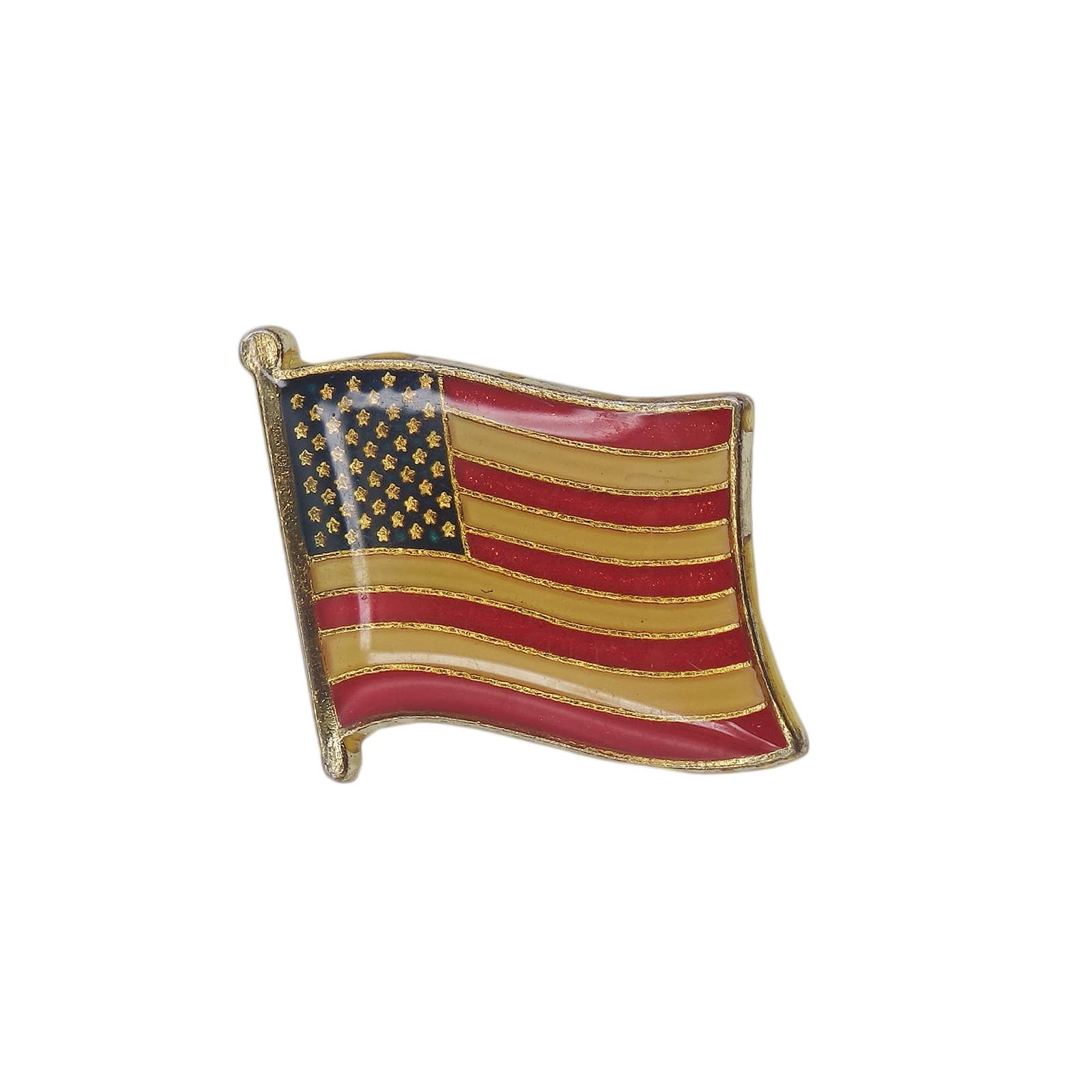 【中古】星条旗 ピンズ USA 国旗 ラペルピン バッチ ピンバッジ
