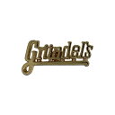 【中古】grundel's ビール ピンズ 金色 お酒のロゴ ピンバッチ ラペルピン ピンバッジ【異国屋】