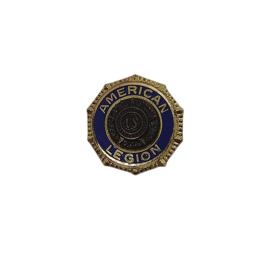 【中古】American Legion ピンズ 米国在郷軍人会 ピンバッチ アメリカ ピンバッジ 留め具付き 徽章 ラペルピン