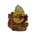 【中古】Hard Rock CAFE 帆船 ブローチ ハードロックカフェ ピンバッチ レトロ 90 039 s