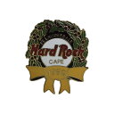 【中古】Hard Rock CAFE ブローチ ハードロックカフェ ピンバッチ ピンバッジ リースとリボン 1999年 コレクター