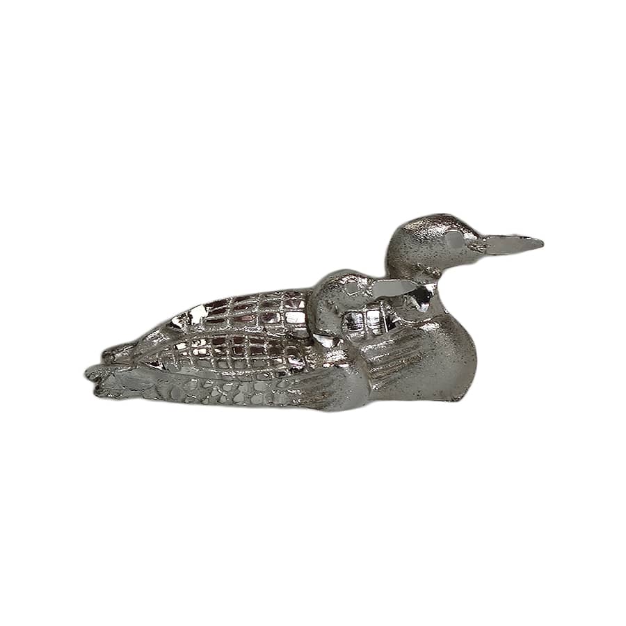 【中古】鴨 ピンズ 鳥 銀色 アメリカ 輸入雑貨 ピンバッジ ラペルピン バッチ