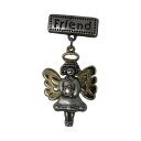【中古】Friend 花を持つ天使 ピンズ アメリカ 輸入雑貨 エンジェル ピンバッジ アクセサリー