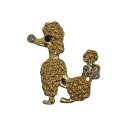 【中古】フランス レトロ ピンズ プードル 犬 ピンバッチ 動物 アニマル