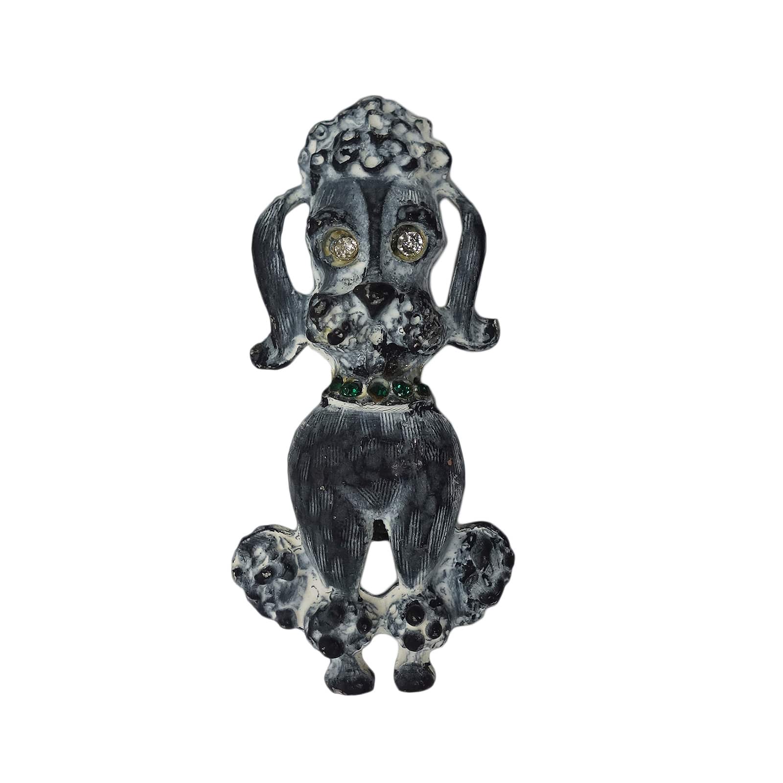 【中古】犬 ブローチ ピンバッジ レトロ ピンバッチ アメリカ 輸入雑貨 アクセサリー