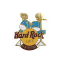 【中古】Hard Rock CAFE ドラム 青 ブローチ ハードロックカフェ 90's レトロ ビンテージ ピンバッチ バッジ NEW ORLEANS コレク...