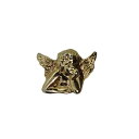 【中古】頬杖をつく天使 ピンズ エンジェル 金色 ピンバッジ レトロ ピンバッチ アメリカ 輸入雑貨