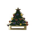 【中古】クリスマスツリー ピンズ ピンバッチ アメリカ 輸入雑貨 ピンバッジ
