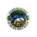 【中古】イギリス レトロ 缶バッジ 輸入雑貨 The New Forest Museum ビンテージ 缶バッチ ピンバッジ 動物
