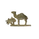 【中古】煙草の銘柄 CAMEL レトロ ピンズ 金色 ラクダ ビンテージ ピンバッジ ピンバッチ フランス 輸入雑貨