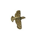 【中古】鳥 ピンズ 金色 レトロ フランス 輸入雑貨 ピンバッチ ピンバッジ