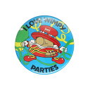 【中古】イギリス 輸入雑貨 レトロ 缶バッジ I LOVE WIMPY 1984 ハンバーガー キャラクター ビンテージ 缶バッチ ピンバッチ ピンバッジ