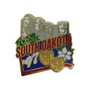 【中古】サウスダコタ州 QVC'S 50 IN 50 TOUR レトロ ピンズ ピンバッジ ピンバッチ