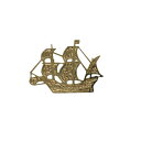 【中古】フランス レトロ 帆船 ピンズ 金色 ピンバッチ ピンバッジ
