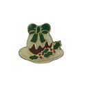 【中古】クリスマスプディング レトロ ピンズ ヒイラギ ピンバッジ ピンバッチ