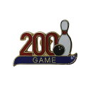 【中古】200GAME ボウリング ピンズ ピンバッジ バッチ
