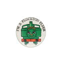 【中古】イギリス レトロ 輸入雑貨 缶バッジ 列車 キャラクター ビンテージ 缶バッチ ピンバッジ I'M A FLOCKTON FLYER