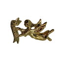 【中古】TWO SISTERS エンジェル ピンズ MONDAY 天使 金色 アメリカ 輸入雑貨 ピンバッジ アクセサリー(4)