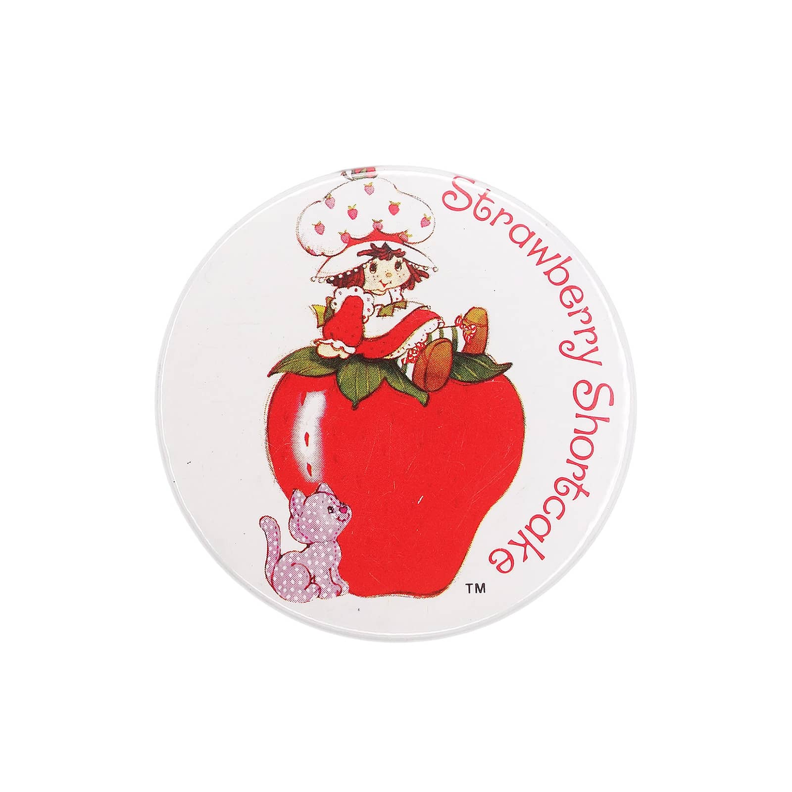 【中古】1985年 Strawberry Shortcake ストロベリーショートケーキ ヴィンテージ 缶バッジ キャラクター レトロ 缶バッチ ピンバッジ