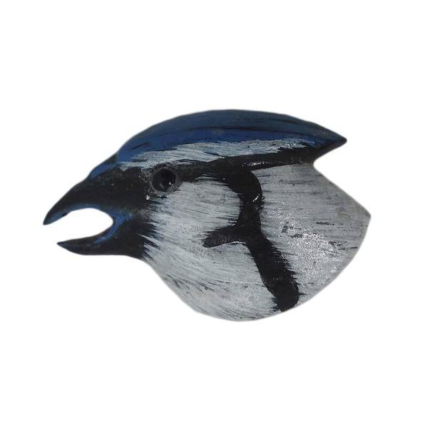 【中古】鳥 アオカケス プラスチック ピンズ ピンバッジ ピンバッチ アメリカ輸入雑貨